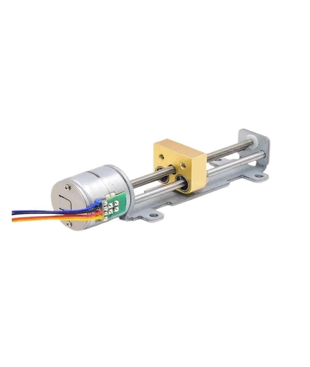 AARTERZZA DC 5V/12V 15mm/20mm Stepper Stepping Electronic Starter B 55mm Stroke Stroke Linear Screw Nut Slider 2-Phase 4-Wire