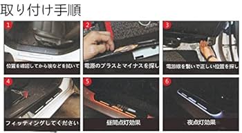 SUBARU LEDスカッフプレート Amazon | スバル WRX STI LED スカッフプレート 流れる