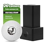 Golf Ball Stamp - Golf Accessories for Men - Personalized Golf Marker - Golf Ball Marker for ID - 26 Letters Golf Gifts for Men - Essential Golf Stuff - Durable Golf Stamp for Golfer, J
