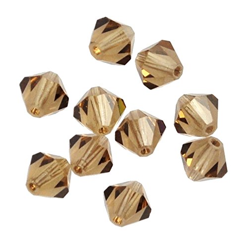 手芸のいとや ビーズ スワロフスキービーズ ソロバン 5mm LSトパーズ サイズ-約5mm 60粒入り