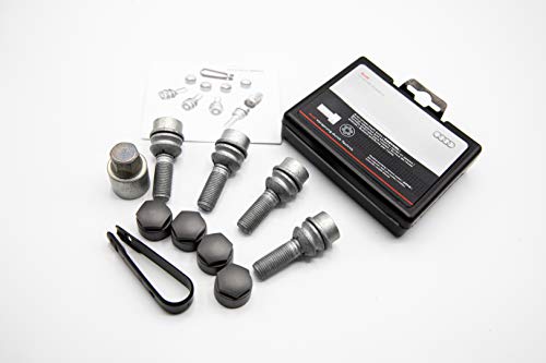 Genuine Wheels Lock for Q7 2007-2015 Model Year. Lock Set W/Key. Original Quality. 4L0071455. M14 x 1.5 x 36