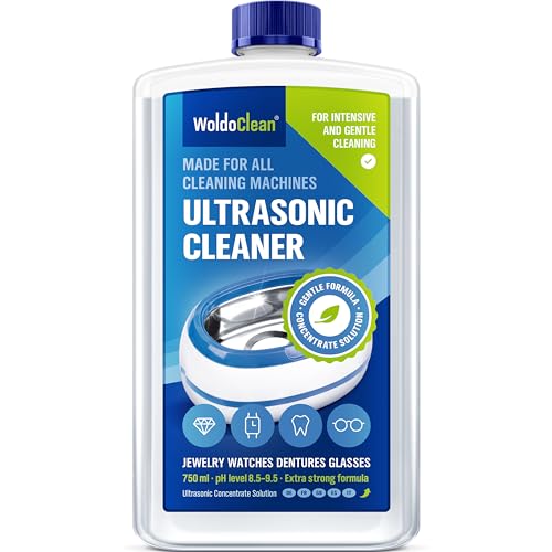 Ultraschallreiniger Konzentrat 750ml Reinigungsflüssigkeit für Ultraschallgeräte - für Brillen, Schmuck, Silber, Münzen & Uhren Ultraschallreiniger Konzentrat 750ml Reinigungsflüssigkeit für Ultraschallgeräte - für Brillen, Schmuck, Silber, Münzen & Uhren