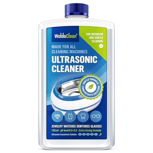 Ultraschallreiniger Konzentrat Reinigungsmittel 750ml - für Brillen und Schmuck 4 Ultraschallreiniger Konzentrat Reinigungsmittel 750ml - für Brillen und Schmuck