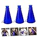 Mikikit 4Pcs Cheer Megaphone Plastic Noisemaker for Parties Sports Events Games Durable Vibrant Cheer Props for Present for Football Concert Enthusiasts