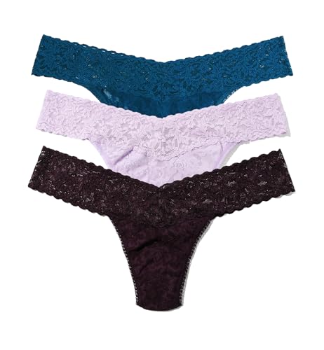 Image of hanky panky - Signature Lace Low Rise Thongs for Women | Lacy Lingerie Underwear | 3 or 5 pack