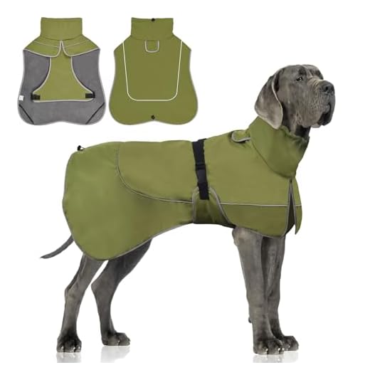 WUFANC Manteau Imperméable Chien Hiver - Réfléchissant Ajustable Pour Toutes Les Saisons - Protection Confortable Lors Activités Extérieures (XL)