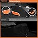ROWYEET Motorcycle Cover Waterproof Outdoor Storage with Lock-Holes, Zipper Storage Bag & Night Reflective Design, All Season Protection Powersports Vehicle Covers Fits up to 96.5