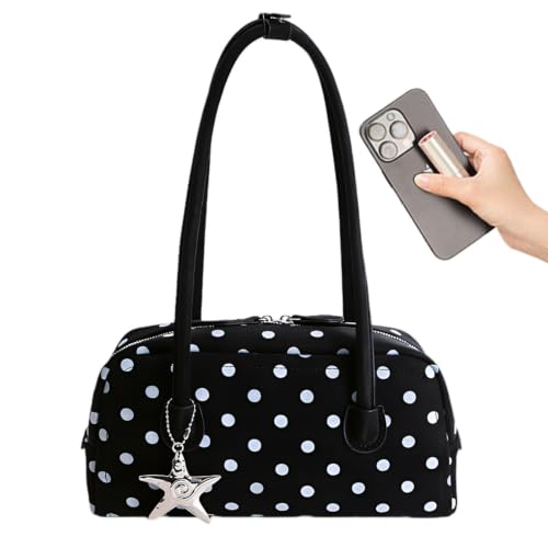 Sac bowler grand format à poignée supérieure et fermeture éclair