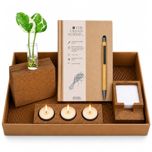 Image of Eco Corporate Gift Set Notebook Planter Candle Holder