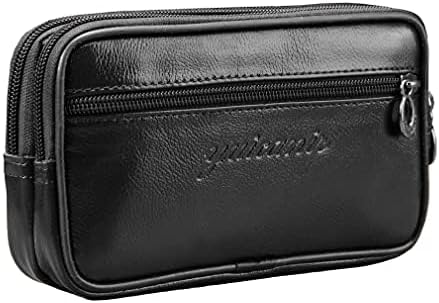 Portafoglio Marsupio In Pelle Per Cintura - Custodia Telefono Uomini Con Multiple Tasche, Design Vintage - Foto 11