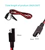LANMINGLEL 18AWG SAE Extension Cable With Quick Connector Disconnect Plug Wire and Polarity Reverse Adapter for Solar Panel, Automotive, RV, Motorcycle, Cars, Tractor - 6.56FT #4