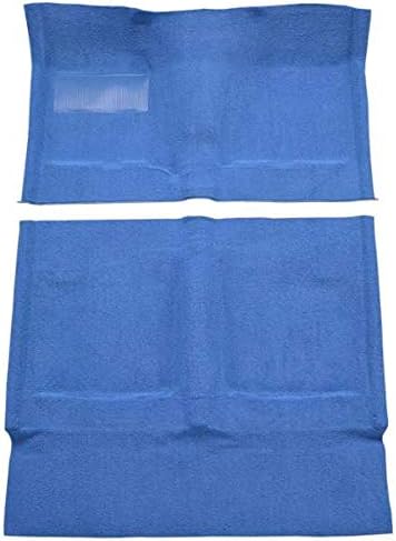 Automotive Carpet Compatible with 1962 to 1967 Chevrolet Nova, 4 Door Wagon, Automatic (606-Medium Blue Nylon Loop)