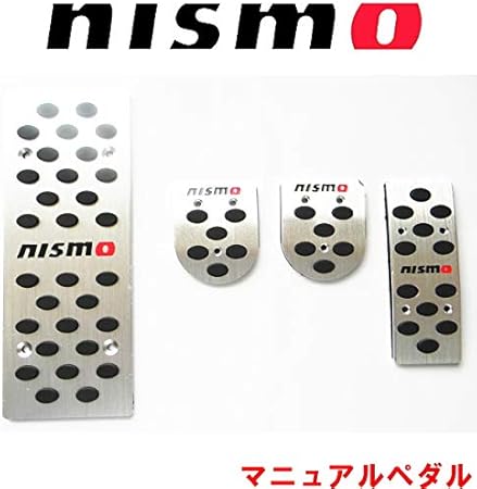 Amazon ニスモペダルマニュアル用 Nissan Mt用 日産マニュアル車用アクセル ブレーキ クラッチベダル フットペダル 本格的な穴あけタイプ ペダル 車 バイク