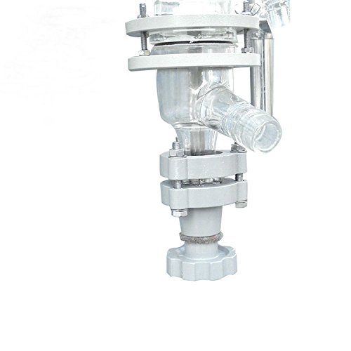 10L High Borosilicate GG3.3 Jacketed chemical double lined glass Reaction vessel w condenser dropping /Reflux flask PTFE Seal