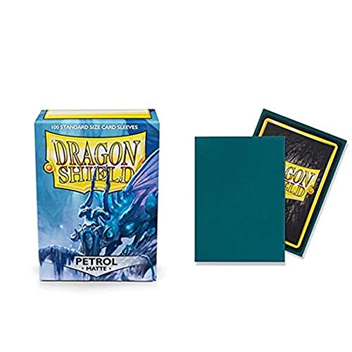 Image of Dragon Shield Matte Petrol Standard Size 100 ct Card Sleeves Individual Pack