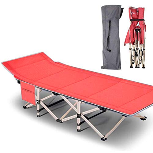 MOPHOTO Folding Camping cot Folding cot with Carry Bag, Camping Cot for Adults Portable Folding Outdoor cot Carry Bags for Outdoor Travel Camp Beach Vacation