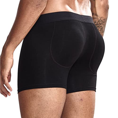 Ropa interior moldeadora para hombre con relleno de glúteos 7