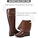 Love Steetly Women's Knee High Boots Wide Calf Comfortable Riding Combat Flat Boots and Fashionable for Fall and Winter Wear for Women.231117 BRPU080