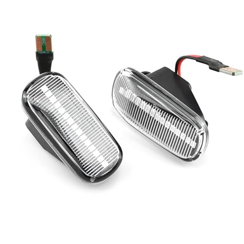 Clignotant dynamique LED blanc pack de 4 feux de signalisation