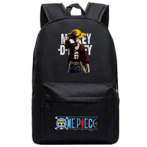 Hombres Mochila De Dibujos Animados Anime One Piece Serie Luffy Imprimir Bolsa Hombro