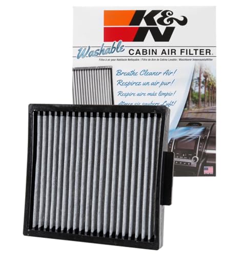 K&N LIFETIME Cabin Air Filter: Premium, Washable, Clean Air for your Cabin: Compatible with 2008-2020 Chrysler/Dodge/Ram: Town & Country Van, Grand Caravan, Cargo Van, VF2038