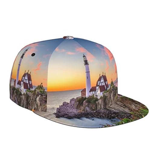 Ponytail Hat Light Lighthouse Portland Maine USA Classic Travel Golf Cap Black