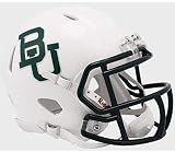 Riddell Baylor White Metallic Revolution Speed Mini Football Helmet
