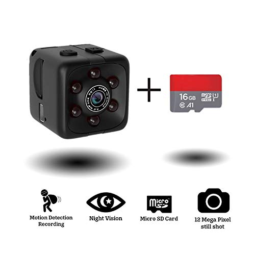 Mini Hidden Spy Camera Portable Small 1080P Wireless Cam with Night Vision