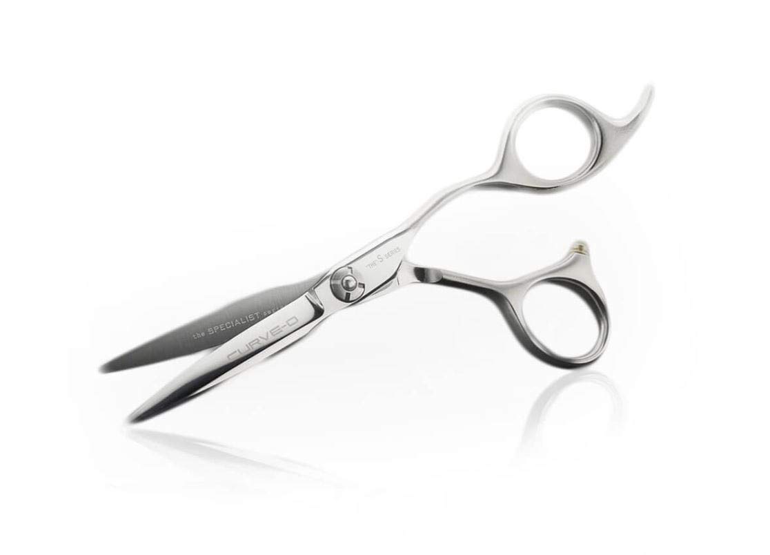 Olivia Garden Curve-O Haarschneide-Schere Specialist, Größe 6,8 Zoll, Rechtshand