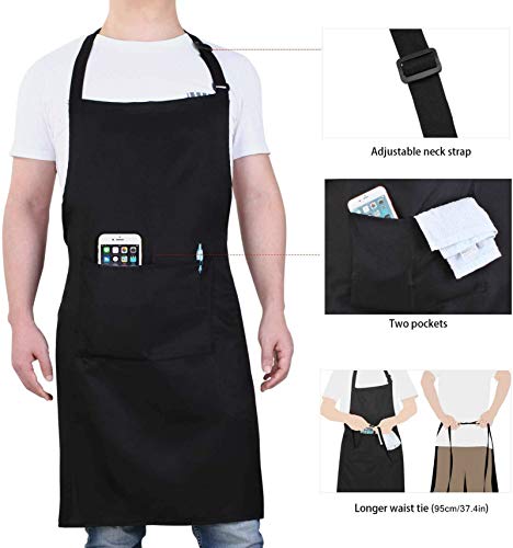 Will Well HA01-1 Chef Apron For Men And Women Professional thumb #3