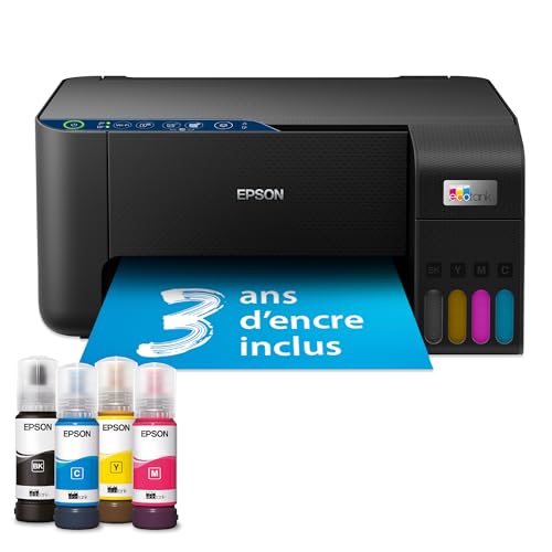 Epson EcoTank ET-2861 imprimante jet d'encre 3-en-1 A4 Wi-Fi 5760x1440 Dpi