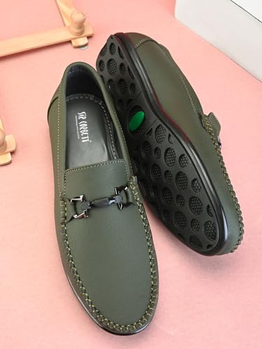 Image of SIR CORBETT Leather Loafers for Men (Size 6 to 13)