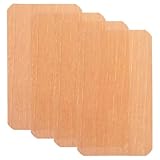 HOODANCOS 4pcs Spanish Cedar Cigar Humidor Tray Sheets Large Wood Construction Cigar Storage Humidor Supplies