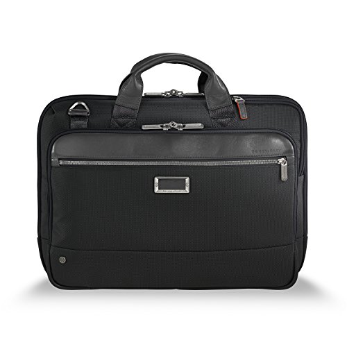 Briggs & Riley @ Work-Brief Briefcase, Black, Slim
