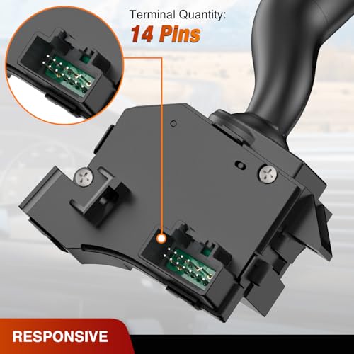 Nilight Turn Signal Switch Compatible with 2010 2011 2012 2013 2014 Ford Mustang Windshield Wiper Multifunction Combination Lever Switches by Nilight - Image 8