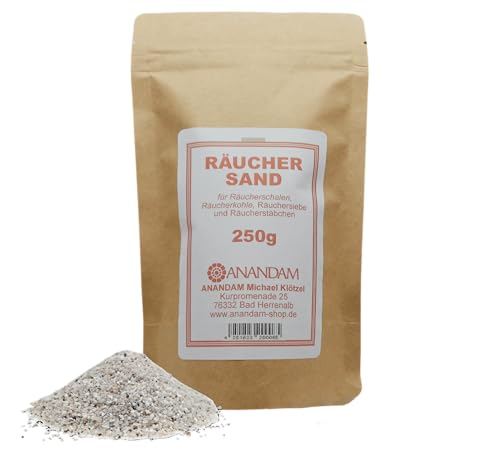 250g Hochwertiger Räuchersand Perfekt für Räucherstäbchen und Harz-Arrangements