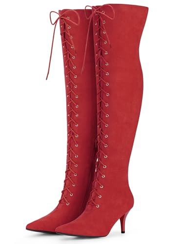 Bottes au-dessus du genou à talon haut pour vos soirées habillées
