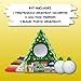 The Treemendous Ornament Decorator - Christmas Tree Ornament Decorating Kit & 6 Pack Ornament Combo Pack - Holiday Arts and Crafts Activity for Kids Ages 3 and Up