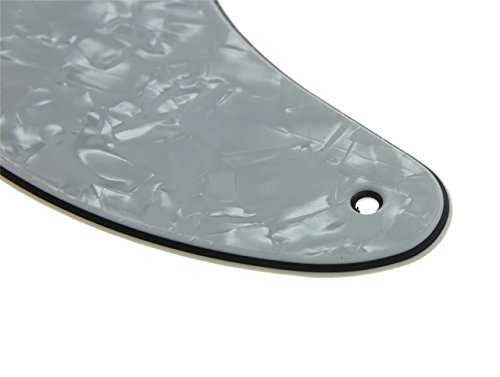 Pickguard Strat SSS gaucher Kaish blanc perle ajustement USA - 3