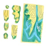 Conception de contours précis : présente des modèles de lignes de contours détaillés qui démontrent clairement les changements d'altitude, aidant les étudiants à maîtriser efficacement les concepts de géographie physique, carte géographique, équipement de laboratoire de géographie scolaire