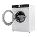 West Bend Washer Compact Front Load Washing Machine with 15 Wash Cycles, LED Display, See-Through Door, Stackable and Space-Saving Design, for Apartments, RVs, and Small Spaces, 2.2 Cu.Ft., White