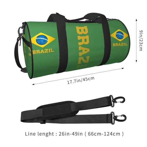 Spotrs Gym Bag Brazil Soccer Cup Workout Travel Bag Duffle Bag Weekender Bags For Women Men2