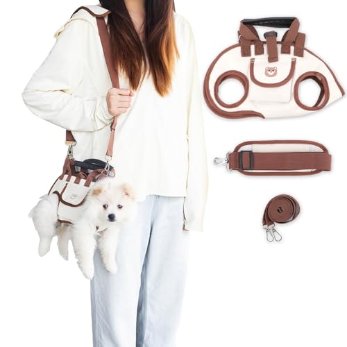 Dog Lift Harness, Breathable Dog Carrier Bag, Portable Pet Carrie...