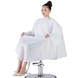 プロ仕様 静電気に負けない カットクロス 袖有（日本製） 散髪ケープ ヘアカット ヘアエプロン