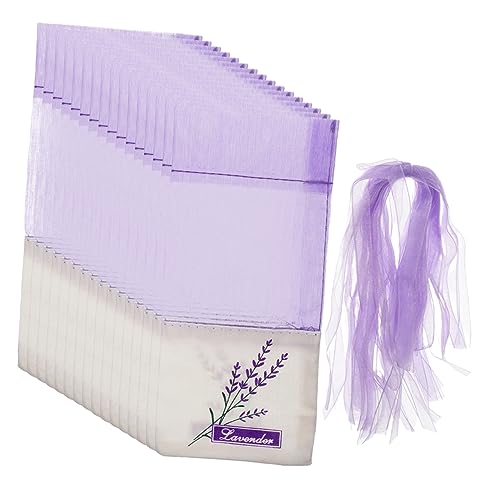 Levemolo 50pcs Decorative Sachet Bags Empty Sacks for Scented Storage Lightweight