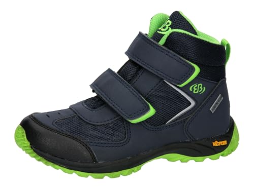 Brütting Molde V - Zapatillas de cross, color azul marino/limón, 36 EU