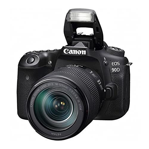 Câmera Fotográfica EOS 90D Kit 18-135mm IS USM Canon