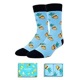 Zmart Funny Pineapple Gifts for Men - Novelty Pineapple Socks, Hawaiian Gifts, Fertility IVF Socks