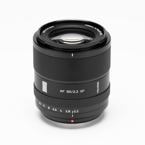 Image of VILTROX 90mm F2.2 EVO XF-Mount Lens for Fuji, APS-C Autofocus Telephoto Prime Lens for Fujifilm Fuji X-Mount Cameras X-E4 X-E5 X-H1 X-Pro3 X-S10 X-T4 X-T30 XT30II X-T200 X-H2 X-H2S X-T5 X-S20