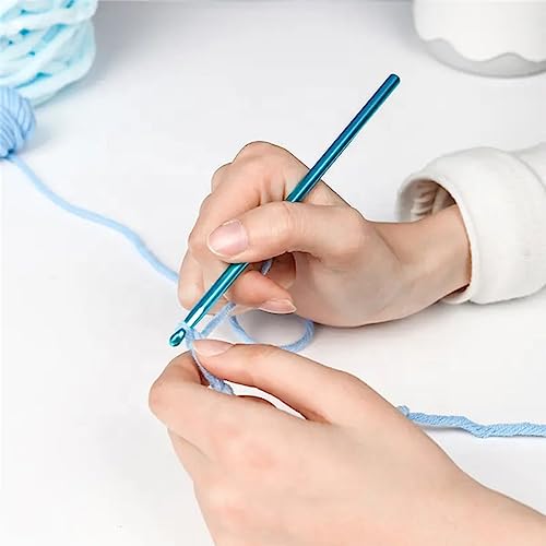 Image of ADW CRAFT'S Crochet Needle Single Size(12 Size Available)| 12 Pcs Crochet Needle Set||Aluminum Multicolor Crochet Hooks Needle|Crochet Needle|Crochet Needle Set | Crochet Needle Kit (9 mm / Single Pcs(Pack of 1))